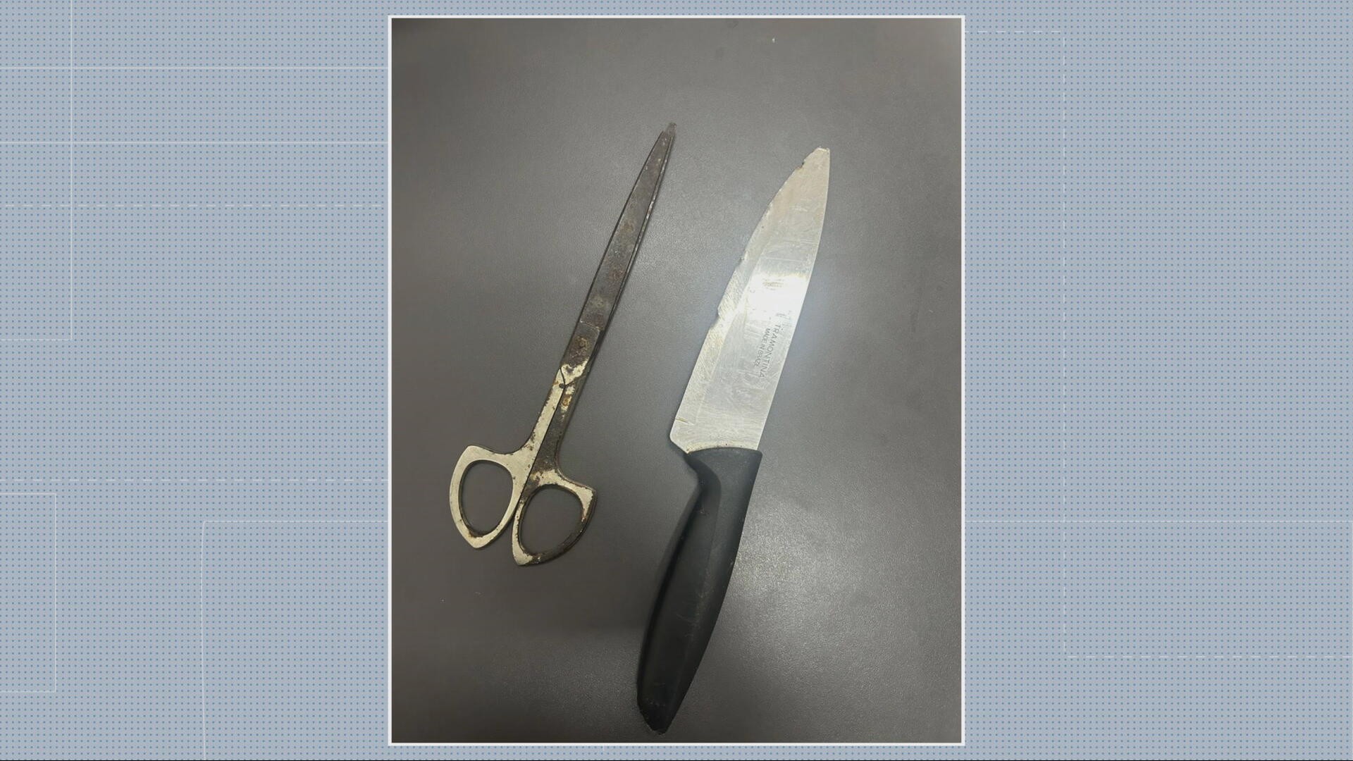 Criança de 7 anos denuncia pai à polícia ao ver mãe grávida ser ameaçada com faca 