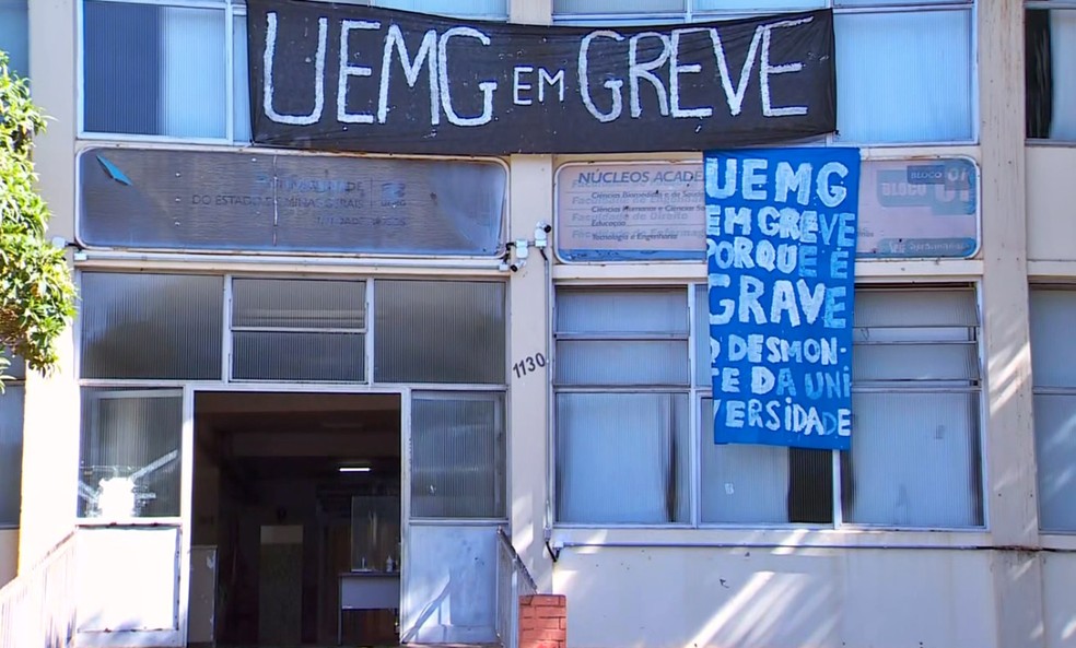 Greve em universidades públicas e institutos federais do Sul de Minas já dura mais de 2 meses — Foto: Reprodução EPTV