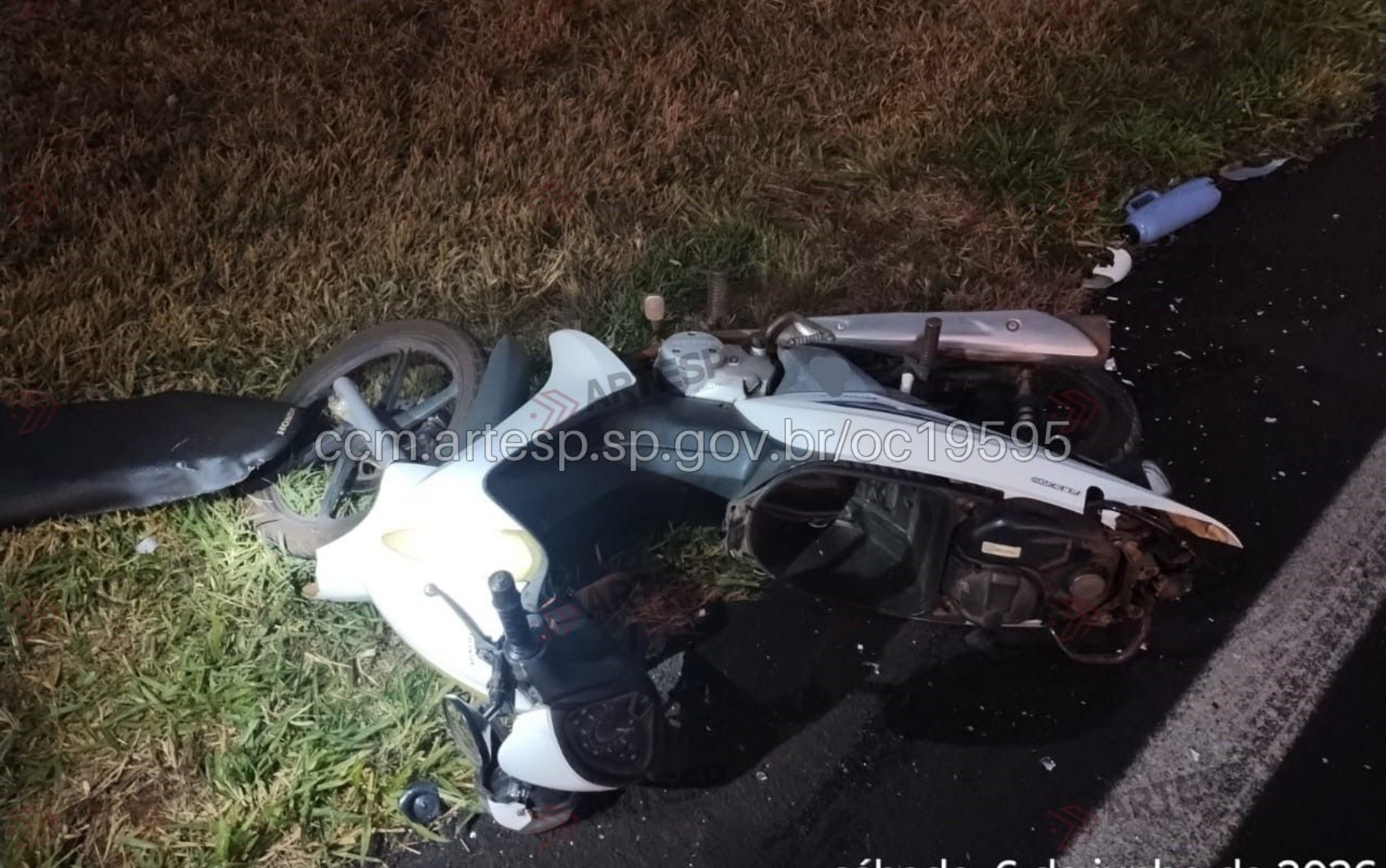 Motociclista morre após ser atingido na Atílio Balbo, em Sertãozinho, SP
