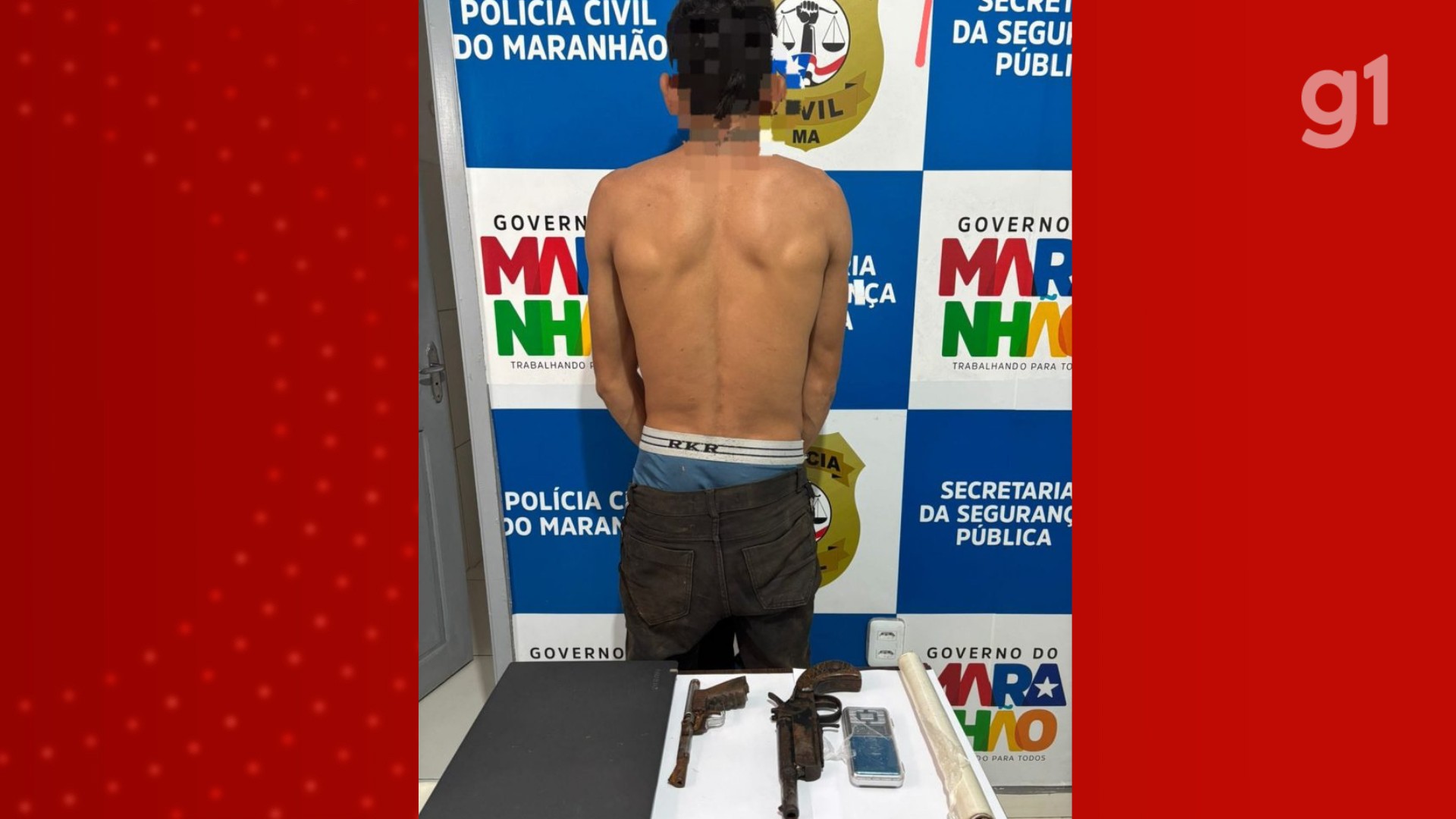 Preso suspeito de participar de assalto a residência em Paço do Lumiar; vítimas foram agredidas durante crime