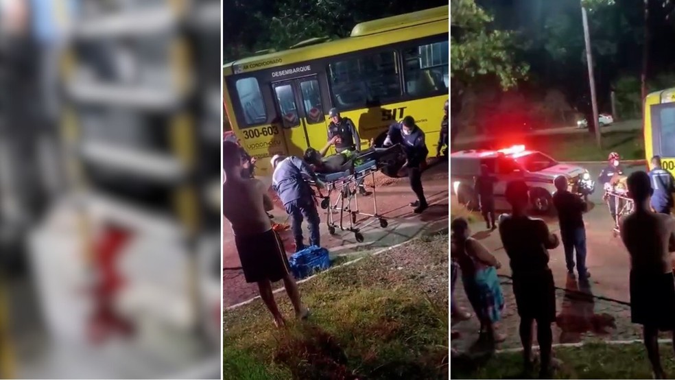 Suspeito de assalto a ônibus é morto a tiros após passageiro reagir em São Luís — Foto: Reprodução/Redes Sociais