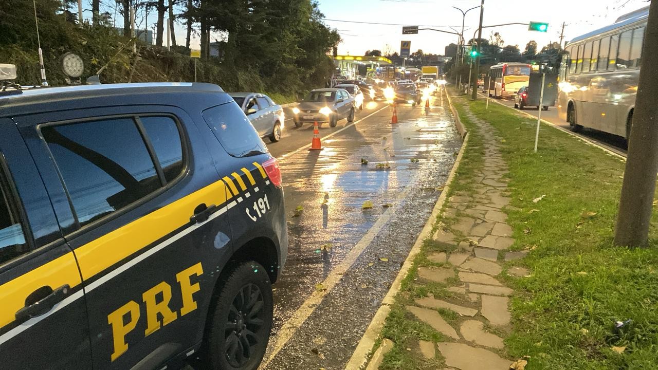 0ºC na Serra: pista congelada causa dois acidentes em Caxias do Sul, diz polícia