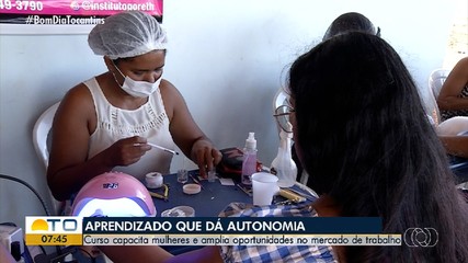 Cursos de manicure são oferecidos gratuitamente em Palmas