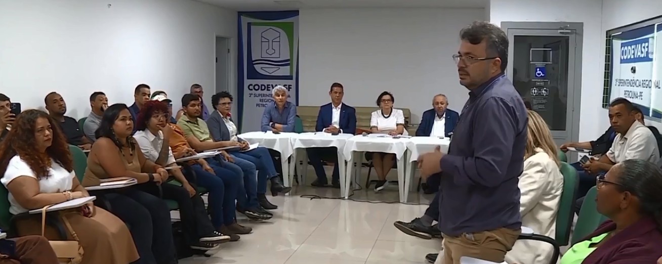 Reunião em Petrolina discute soluções para problemas de água enfrentados no Sistema Itaparica