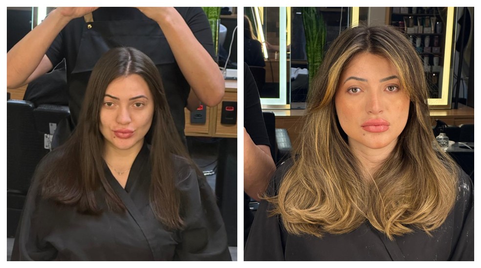 Laís Gabriela Barbosa Da Cunha é presa por agredir cabeleireiro com faca por não gostar de procedimento no cabelo. — Foto: Arquivo pessoal