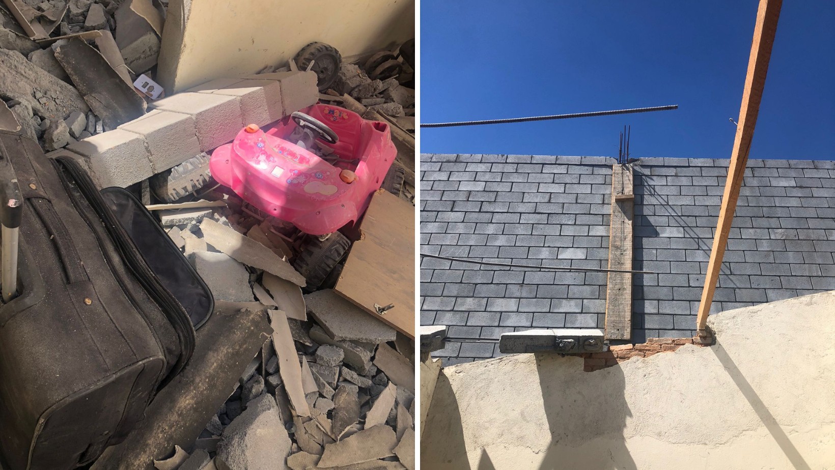 Muro de construção desaba, atinge seis casas e deixa quatro pessoas feridas em Jacareí, SP