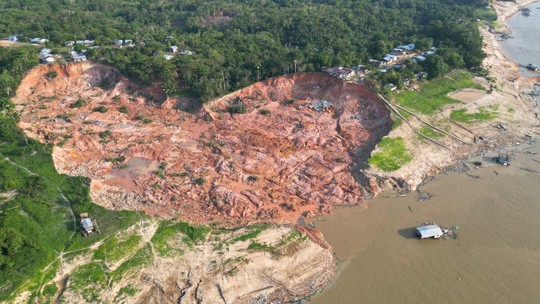 Cratera no Amazonas: como a seca extrema agravou desmoronamento - Foto: (Divulgação)