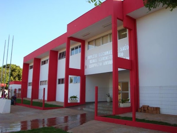 Hospital Regional de Cáceres (MT) — Foto: Secom-MT