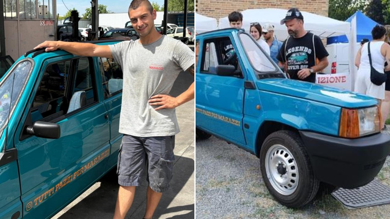 Carro de apenas 50 cm de largura entra para o Guinness como o mais estreito do mundo; veja vídeo
