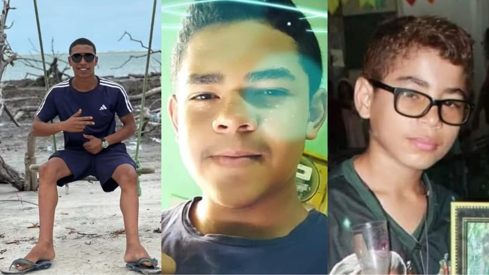 Adolescentes mortos no Ceará após serem confundidos com membros de facção criminosa — Foto: Reprodução
