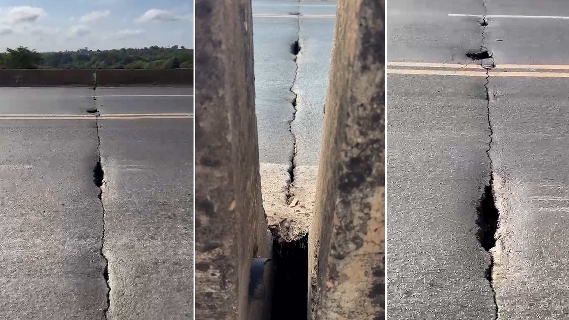 Imagem de suposta rachadura na 'Ponte do Tancredo Neves' repercute; veja vídeos do local