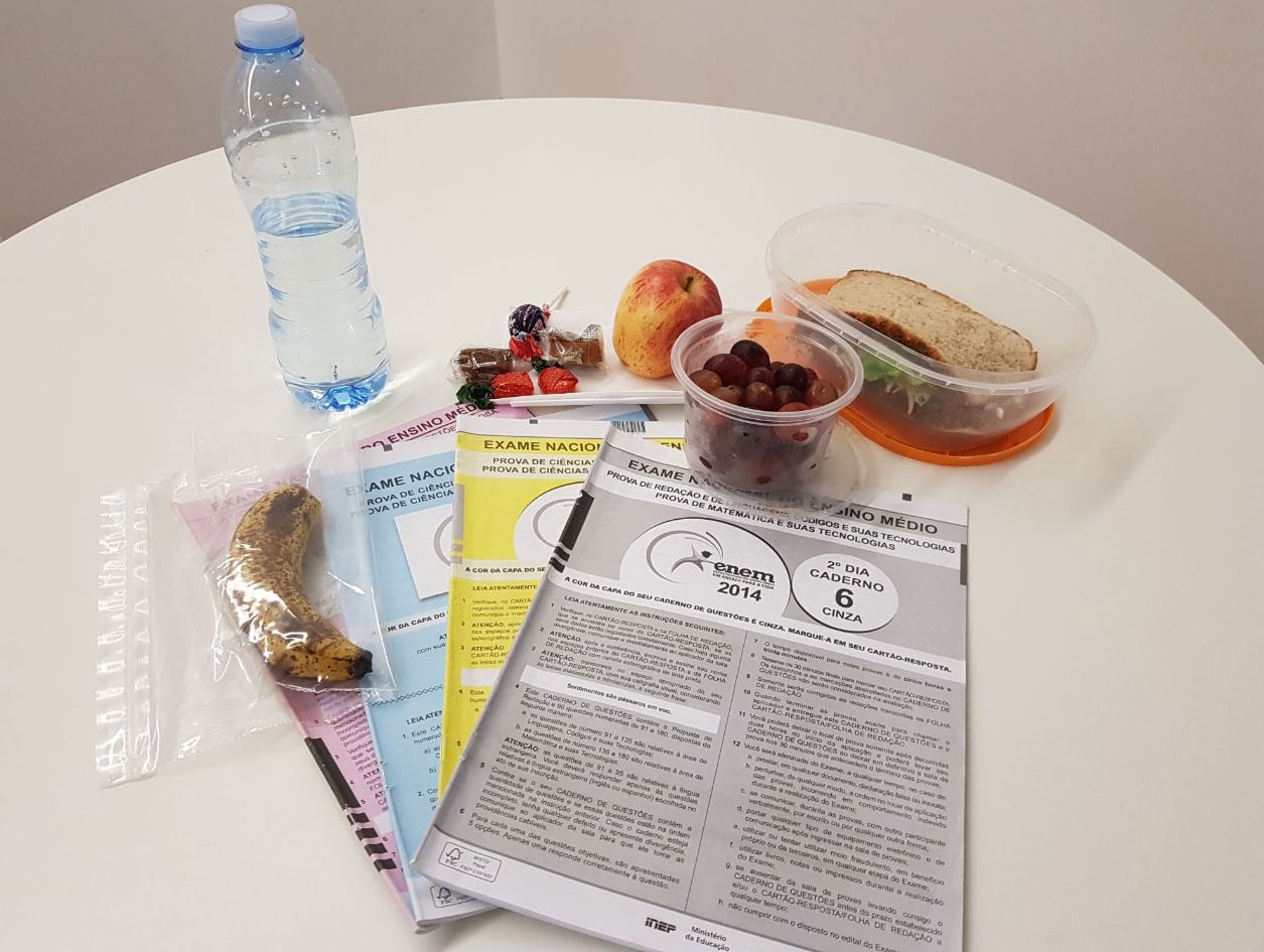 g1 traz dicas de nutricionista sobre o que levar para comer no Enem | G1