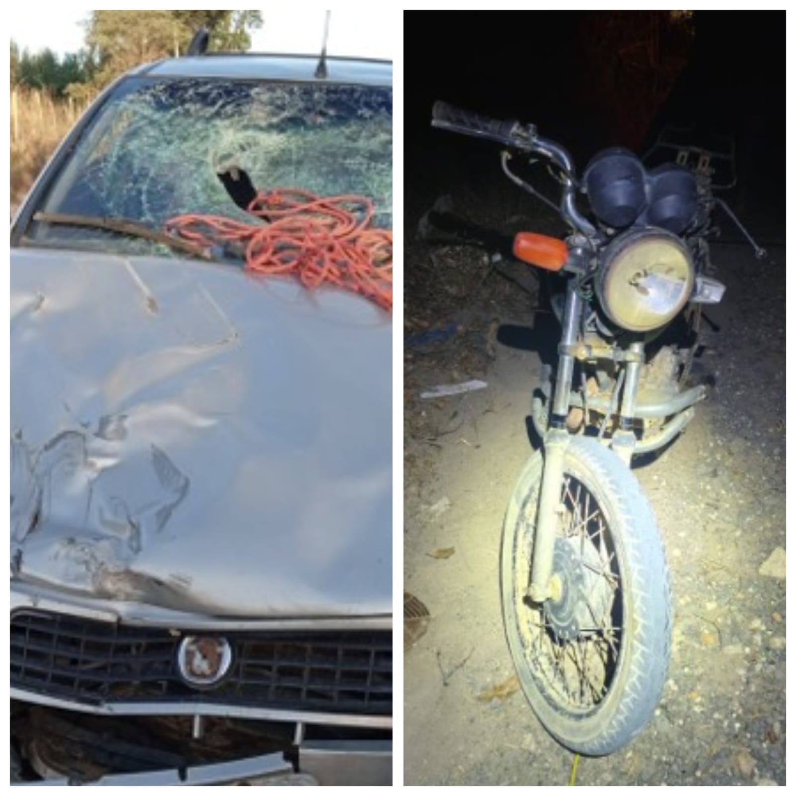 Motociclista morre após colisão com caminhonete na LMG-626, em Curral de Dentro