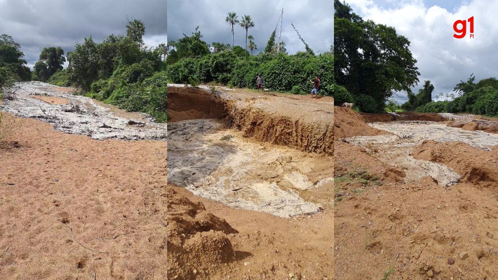 Vídeo mostra momento em que água volta a correr em rio no Piauí após 8 meses de seca