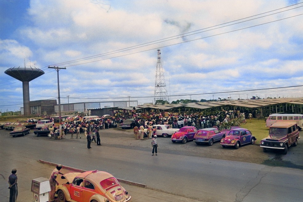 Ceilândia na década de 70 — Foto: g1/Reprodução