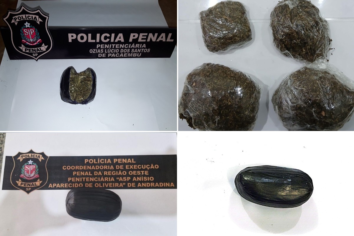 Quatro mulheres são flagradas ao tentarem entrar com drogas em presídios no interior de SP