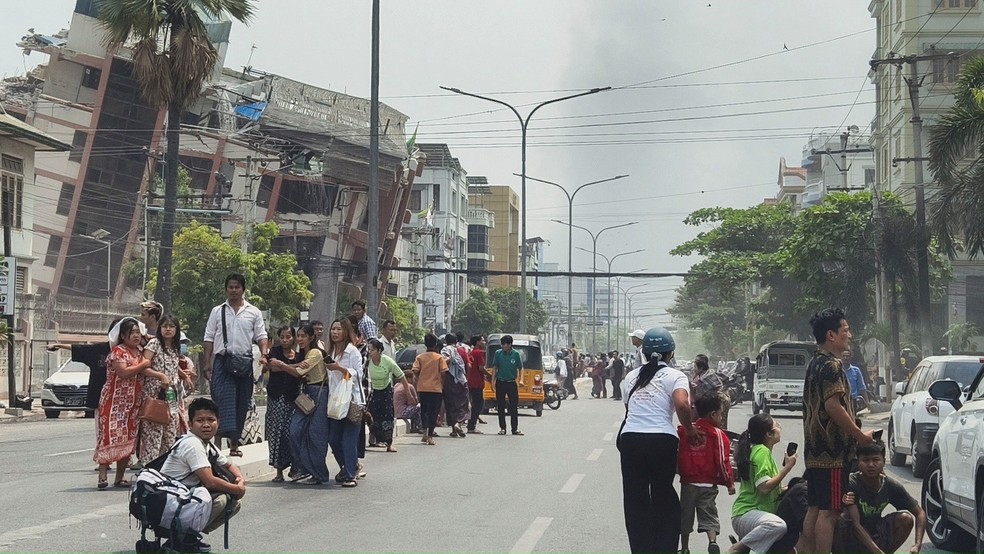 Terremoto de magnitude 7,7 atinge Mianmar e derruba prédio na Tailândia;  VÍDEOS | Mundo | G1