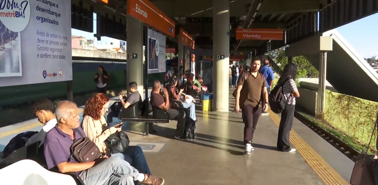 Falha de operação atrasa viagens do metrô em BH e Contagem nesta terça-feira