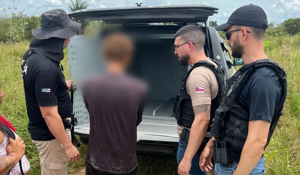 Homem é preso suspeito de matar irmão a facadas no interior do Amazonas