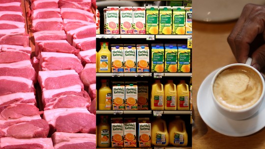 Quais são os 10 produtos brasileiros mais exportados para os EUA e os impactos da tarifa de 50%? - Medida anunciada por Trump começa a valer em 1º de agosto e pode afetar exportações brasileiras de produtos como café, carne, suco de laranja, máquinas e petróleo, principais itens vendidos aos EUA.