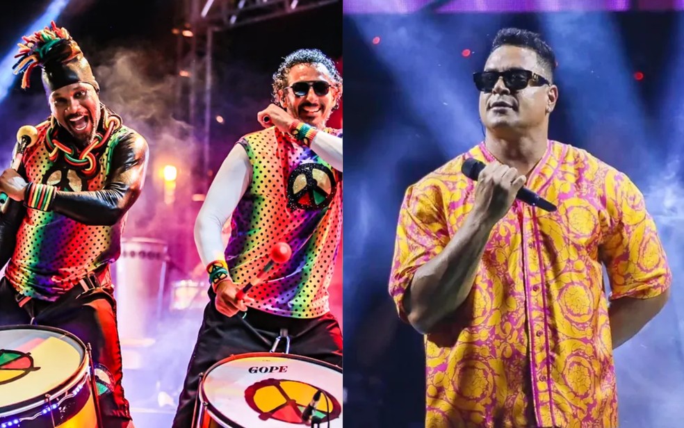 Olodum e Xanddy Harmonia são confirmados na Micareta de Feira 2026 — Foto: Marithê do Céu/Reprodução | Divulgação