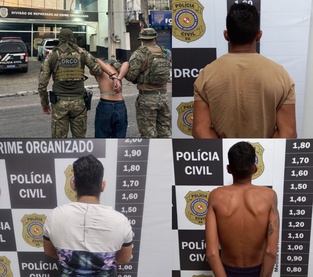 Quarteto é preso suspeito de sequestrar médica no Pará; vítima passou 16 horas em cativeiro