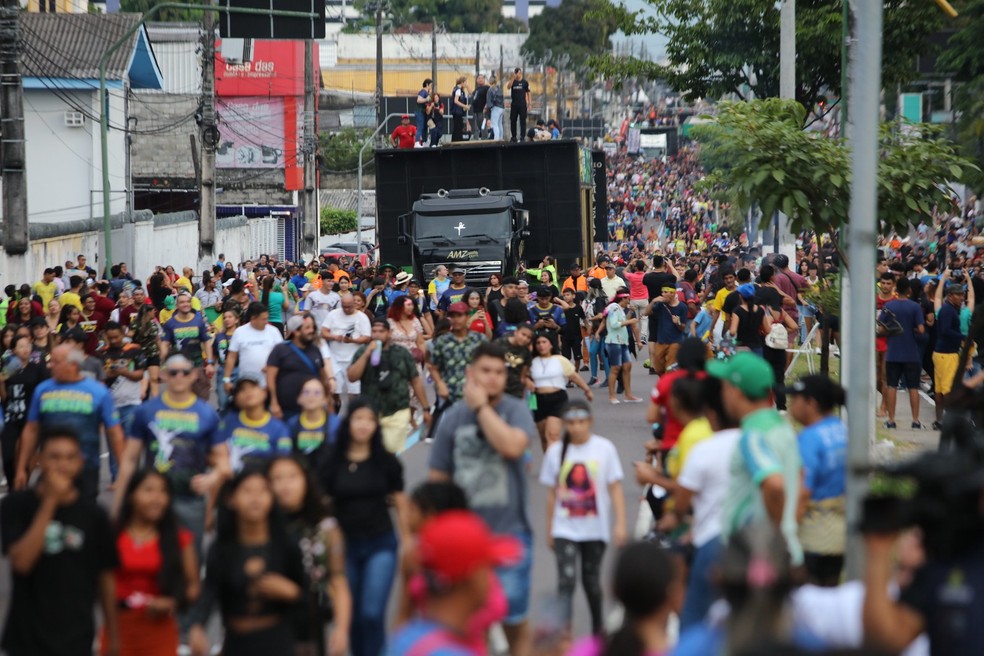 Marcha para Jesus 2023 em Manaus  — Foto: Semcom