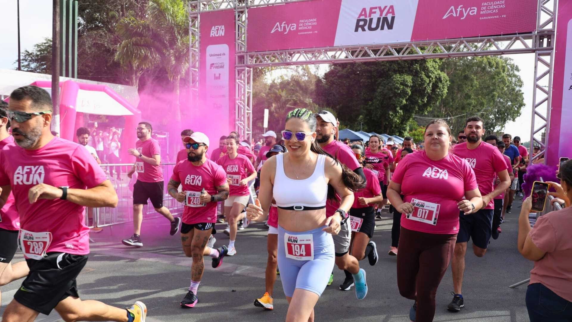 Afya Run 2025: Corrida em Garanhuns une saúde e solidariedade em evento esportivo