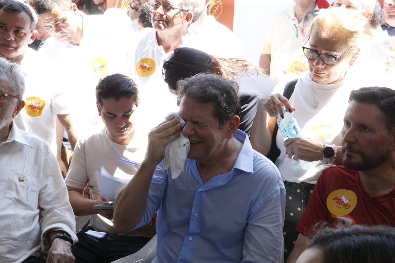 Senador Cid Gomes passa mal durante convenção do PSB no Ceará: ‘Eu fico querendo desmaiar’