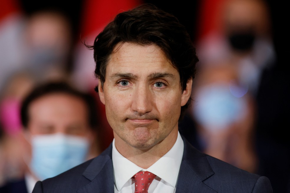 Primeiro-ministro do Canadá Justin Trudeau. — Foto: Blair Gable/REUTERS