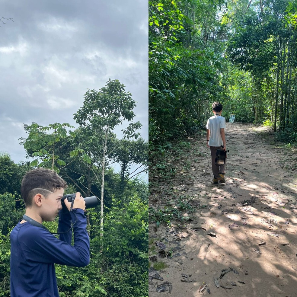 Rodrigo fotografa as aves nas proximidades de casa — Foto: Arquivo pessoal