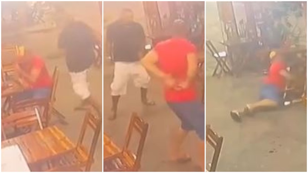 Homem é morto após levar facadas em bar em Quixadá, no interior do Ceará — Foto: Reprodução