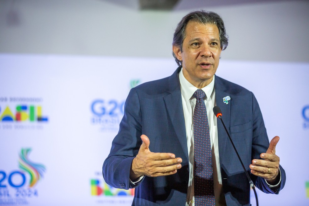 Ministro da Fazenda, Fernnado Haddad — Foto: Diogo Zacarias/MF