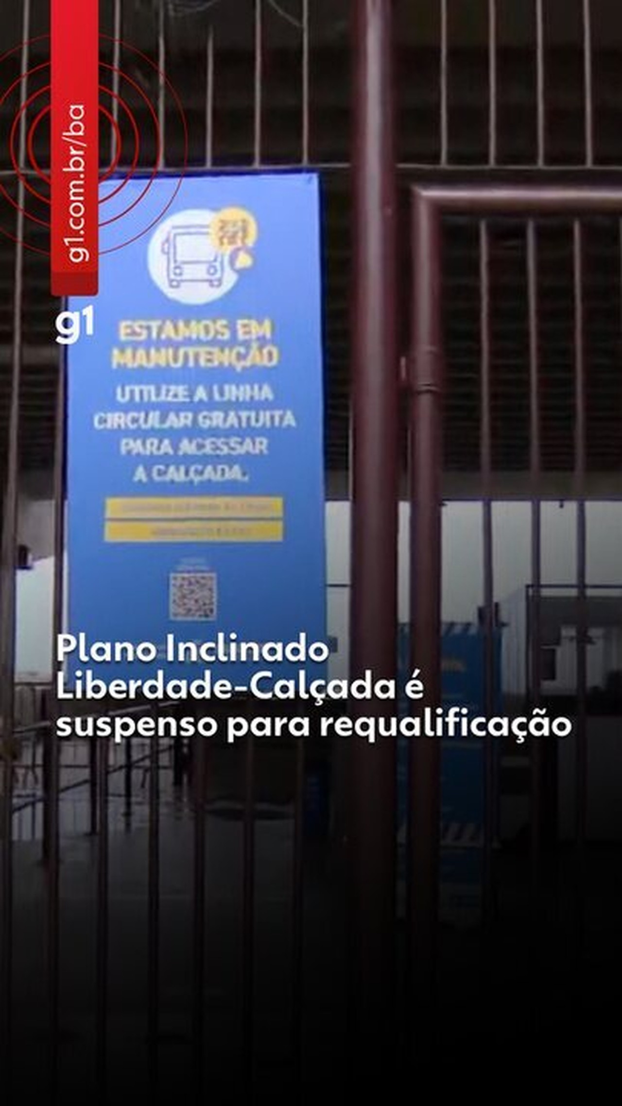 SUSPENSÃO DO PLANO INCLINADO: Liberdade-Calçada passa por requalificação em Salvador