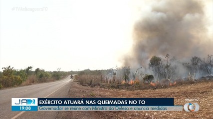 Exército vai atuar no combate ao fogo no Tocantins