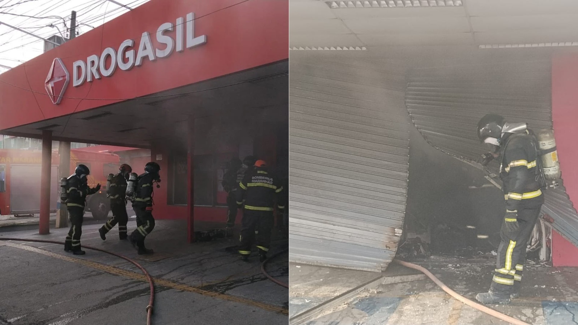 Incêndio atinge farmácia na Cidade Operária, em São Luís; ninguém ficou ferido