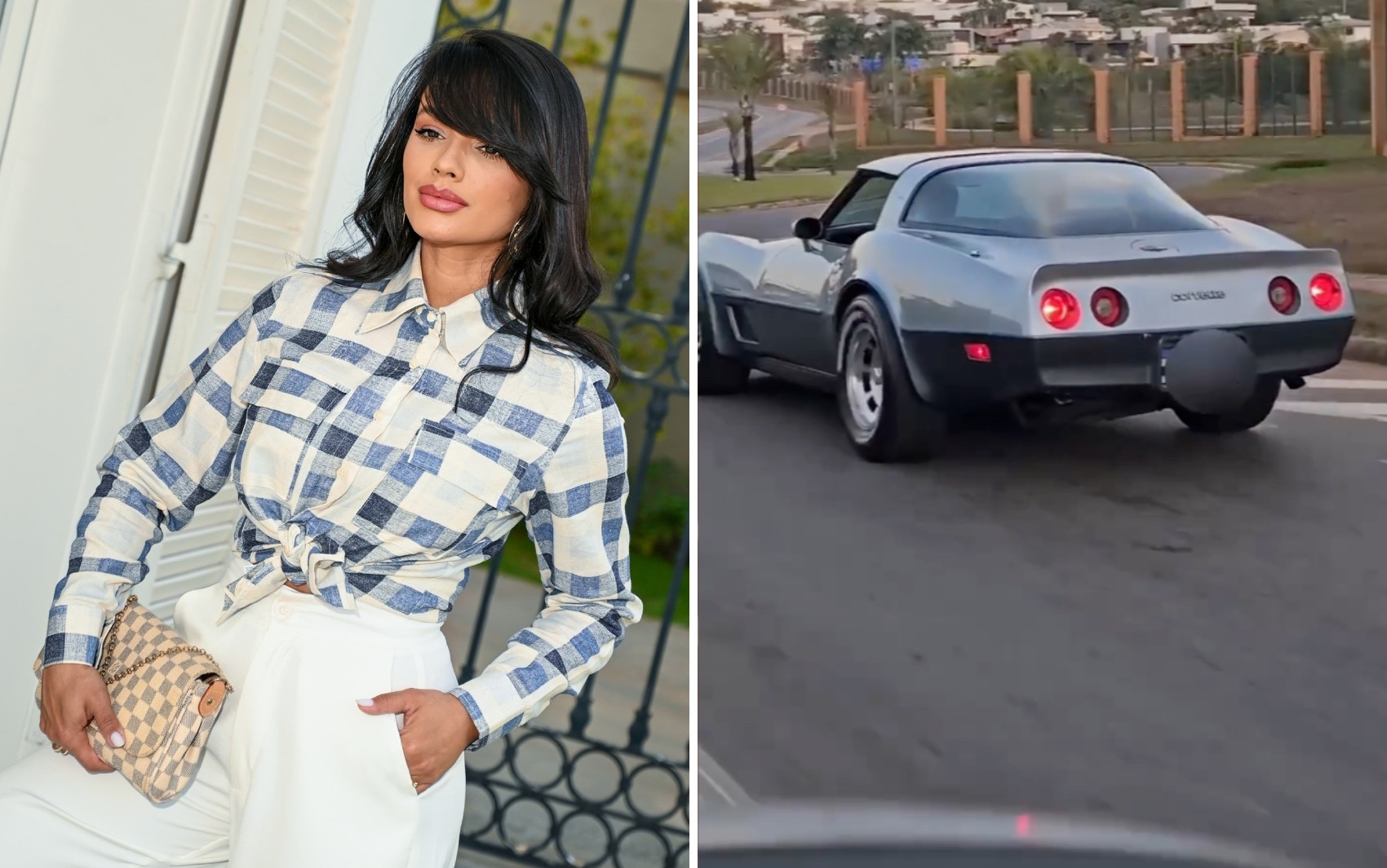 Modelo filma carro de luxo em Goiânia e ironiza estereótipo da capital: ‘Andamos de cavalo e charrete’ 