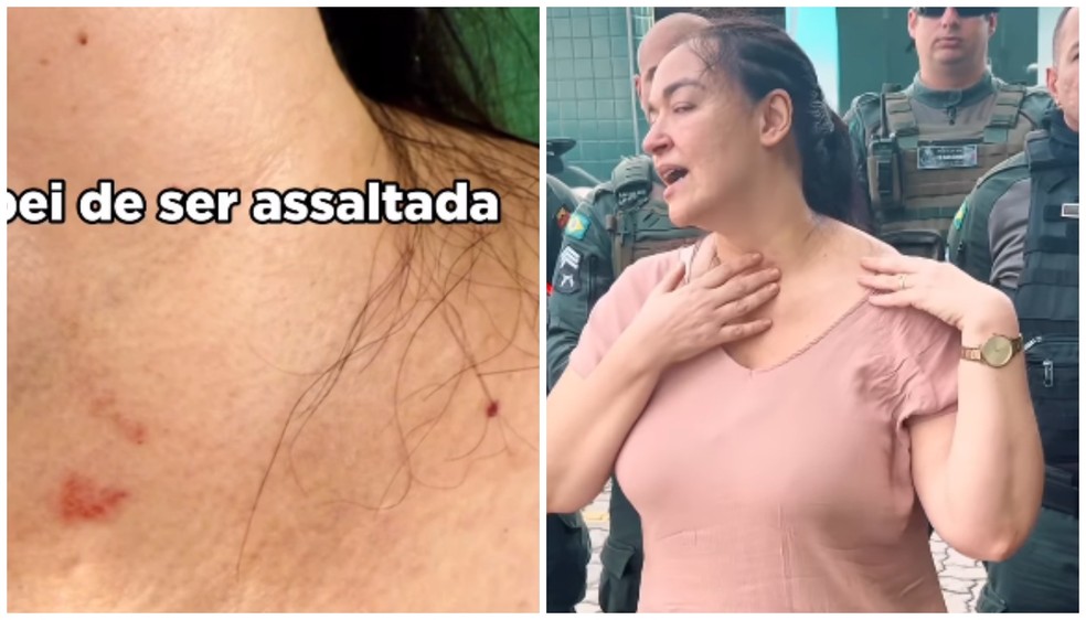 Deputada estadual é assaltada em Fortaleza; suspeitos foram presos — Foto: Reprodução