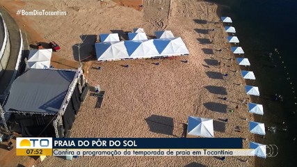 Praia do Pôr do Sol terá programação gratuita durante a temporada de férias em Tocantínia