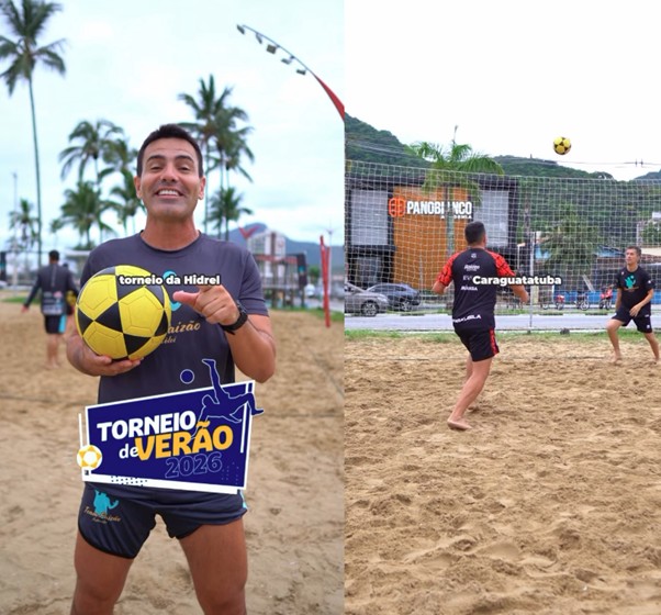 Torneio de Verão 2026 leva futevôlei às praias do Litoral Norte de SP