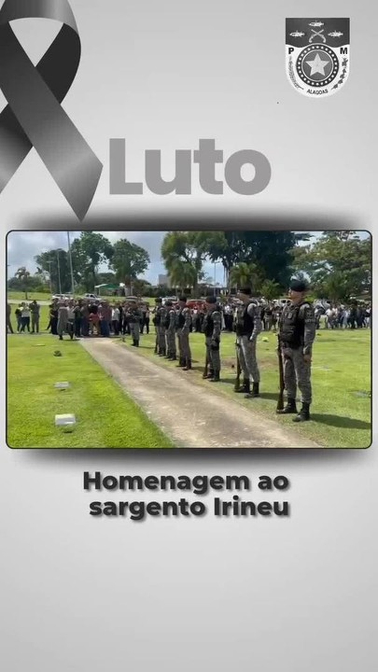 Sargento morto em assalto no Salvador Lyra, em Maceió, é enterrado 