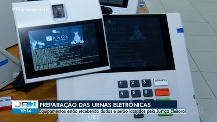 Urnas eletrônicas são lacradas pela Justiça Eleitoral