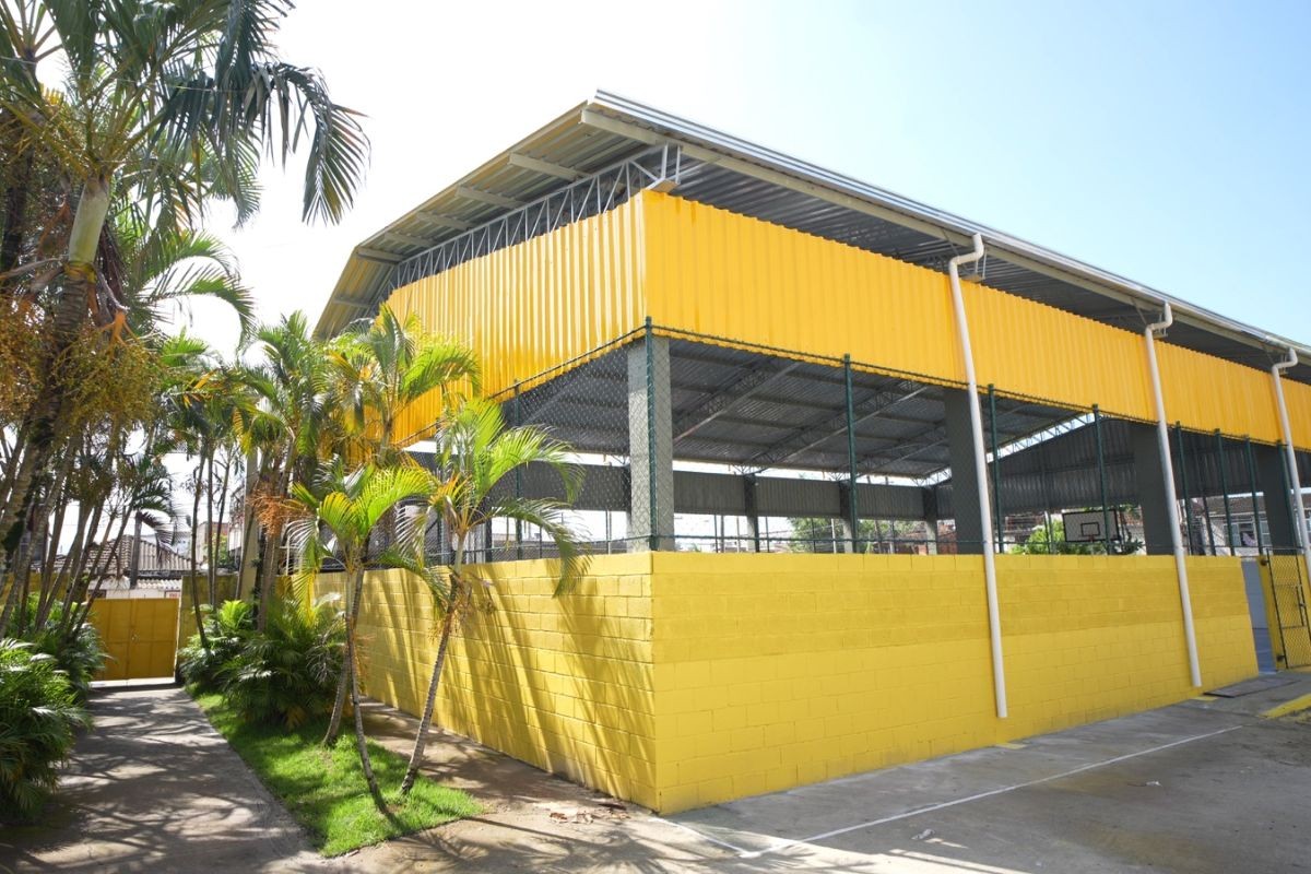 São Vicente, SP, inaugura nova escola de período integral; conheça