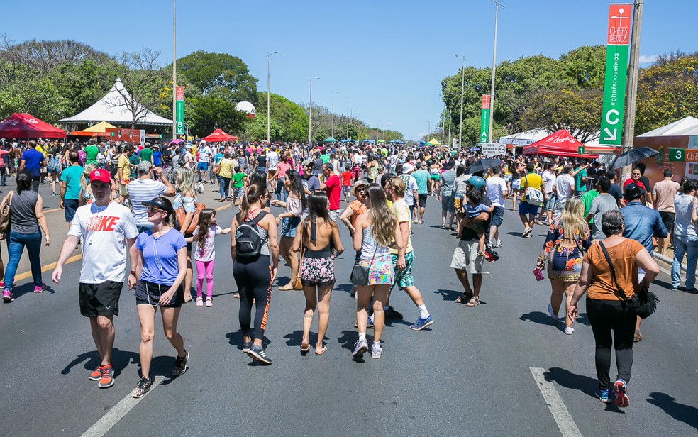 Evento gastronômico Chef nos Eixos, em Brasília — Foto: Chef nos Eixos/Divulgação