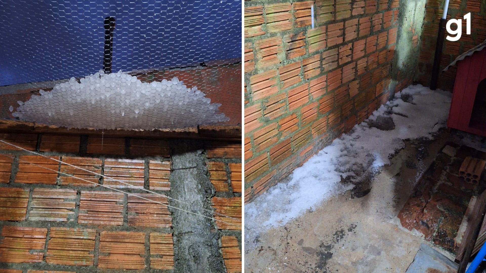 VÍDEO: Fronteira Oeste registra queda de granizo; RS tem previsão de tempestade para todo o estado