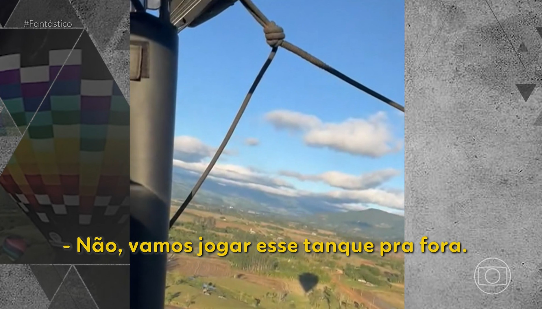 Sobreviventes gravaram início das chamas de dentro do balão que caiu em SC: 'Isso não vai sair da cabeça'