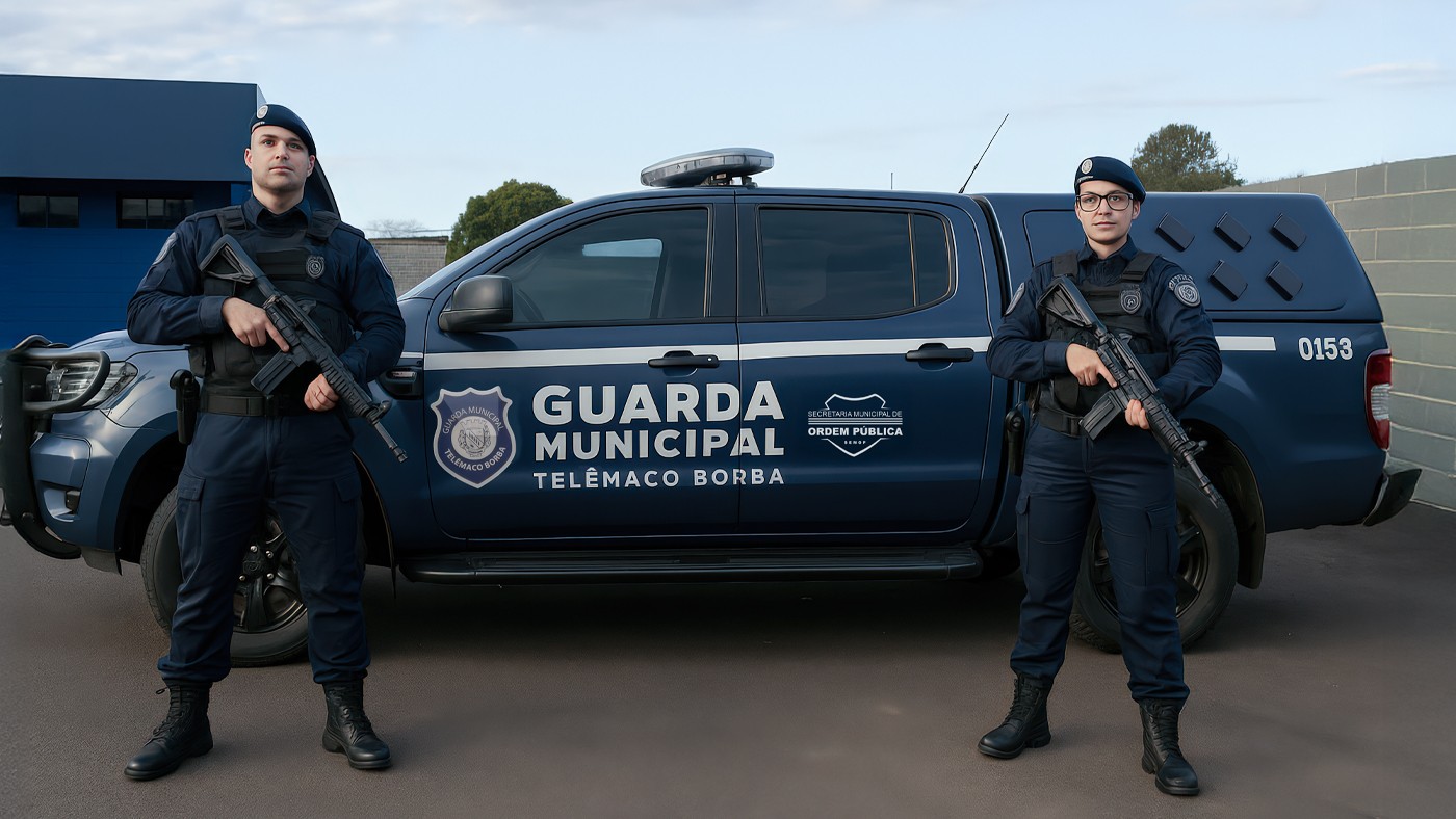 Alunos da Guarda Municipal realizam estágio supervisionado em Telêmaco 