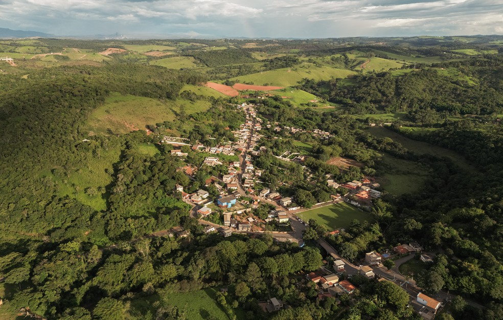 Comunidade Santa Quitéria, em Congonhas, na Região Central de Minas, recebe o certificado de quilombo pela Fundação Palmares — Foto: Maíra Cabral/TV Globo
