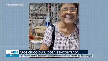 Idosa que estava desaparecida há cinco dias em Palmas é encontrada