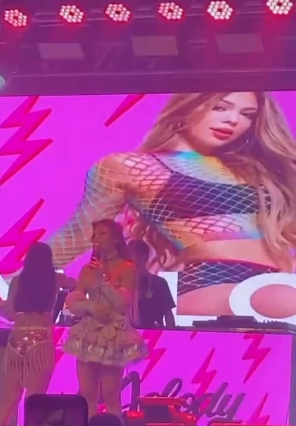 Melody comentou sobre o acidente no show  Foto: Reproduo